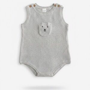 Carter's Light Gray Baby Knit Bodysuit